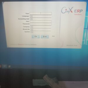 إدخال البيانات المالية.